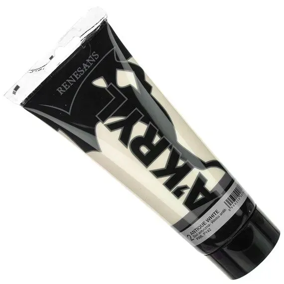 FARBA AKRYLOWA RENESANS 200ml 02 BIEL ANTYCZNA