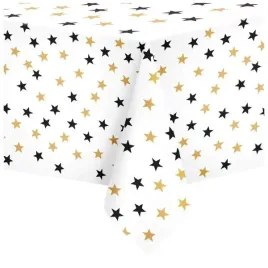 obrus-foliowy-bialy-w-zlote-i-czarne-gwiazdki-137x274cm-141007