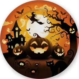 talerzyki-papierowe-dynie-i-czarownica-halloween-pomaranczowe-guirca