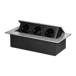 gniazdo-meblowe-wpuszczane-w-blat-3x2p-z-schuko-srebrne