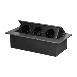 gniazdo-meblowe-wpuszczane-w-blat-3x2p-z-schuko-grafitowe