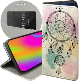 etui-z-klapka-do-xiaomi-redmi-note-12s-4g-wzory-boho-lapacz-snow-piora-case