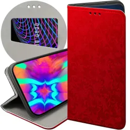 etui-z-klapka-do-xiaomi-redmi-note-12s-4g-wzory-czerwone-serca-roze-futeral