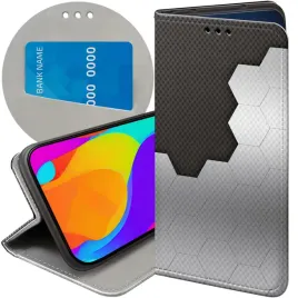 etui-z-klapka-do-xiaomi-redmi-note-12s-4g-wzory-szare-metallic-grey-futeral