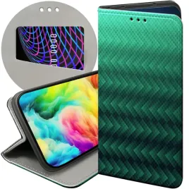 etui-z-klapka-do-xiaomi-redmi-note-12s-4g-wzory-zielone-grassy-green-case