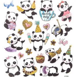 naklejki-pandy-misie-panda-ze-srebrzeniami-21-szt