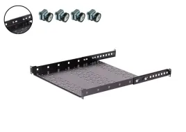 polka-do-szafy-rack-19-1u-glebokosc-550mm-uchwyt-z-tylu-nosnosc-25kg-czarn