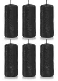 swiece-ozdobne-czarne-walec-kokon-10-4-zestaw-6