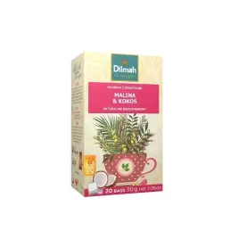 dilmah-zielony-rooibos-malina-and-kokos-20-x-15-g