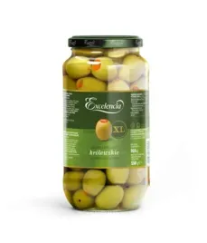excelencia-oliwki-zielone-krolewskie-z-pasta-paprykowa-910-g