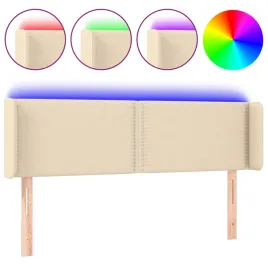 zaglowek-do-lozka-z-led-kremowy-147x16x78-88-cm-tkanina
