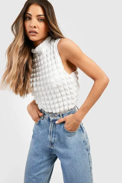 bialy-top-bubble-boohoo-s-linia-regular