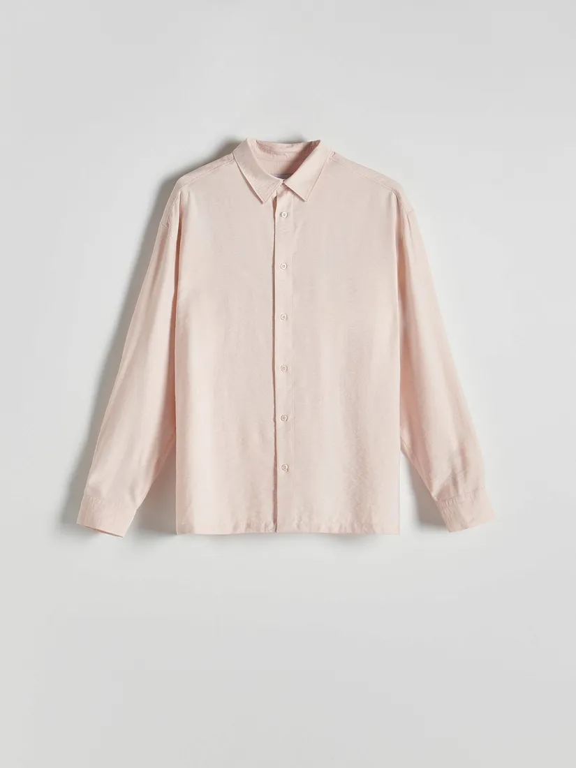 rozowa-koszula-oversize-reserved-m-stan-nowy