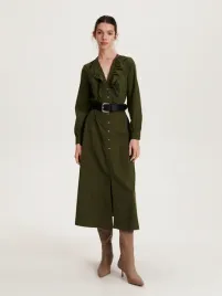 zielona-sukienka-midi-reserved-xs