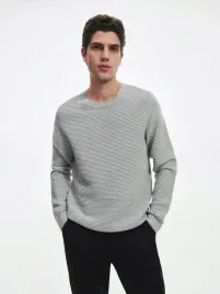 szary-strukturalny-sweter-z-wiskoza-reserved-xl