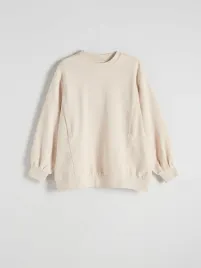 bezowa-bawelniana-bluza-oversize-reserved-m