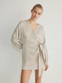 bezowa-sukienka-mini-z-wiazaniem-reserved-xs