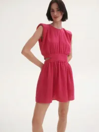 rozowa-sukienka-z-wycieciami-reserved-m