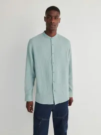 zielona-bawelniana-koszula-reserved-xl