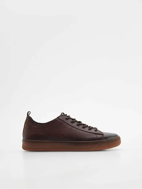 brazowe-skorzane-trampki-reserved-45-rozmiar-45