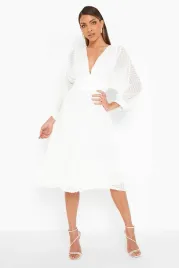 biala-sukienka-midi-boohoo-xl