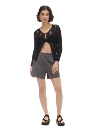 szare-bawelniane-spodenki-cropp-l