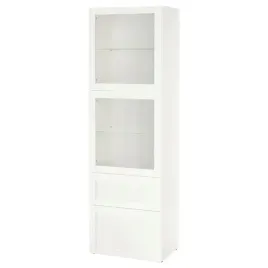 ikea-besta-hanviken-regal-bialy-szklo-60x42x193-cm