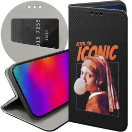 etui-z-klapka-do-realme-c55-wzory-leonardo-da-vinci-sztuka-modern-futeral