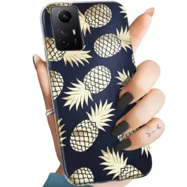 etui-do-xiaomi-redmi-note-12s-wzory-ananas-owoce-egzotyczne-obudowa-case