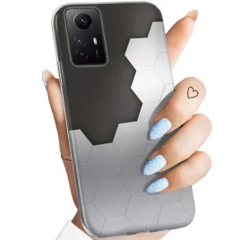 etui-do-xiaomi-redmi-note-12s-wzory-szare-metallic-grey-obudowa-pokrowiec