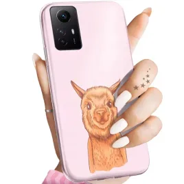 etui-do-xiaomi-redmi-note-12s-wzory-lama-alpaka-andy-obudowa-pokrowiec-case