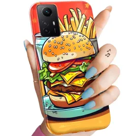 etui-do-xiaomi-redmi-note-12s-wzory-hamburger-burgery-fast-food-jedzenie