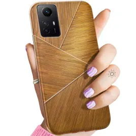 etui-do-xiaomi-redmi-note-12s-wzory-brazowe-drewniane-brown-obudowa-case
