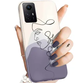 etui-do-xiaomi-redmi-note-12s-wzory-continuous-line-art-kreska-linie-case