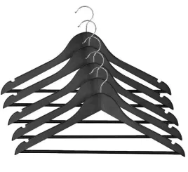 wieszaki-ubranie-5-szt-zestaw-drewno-czarne