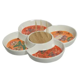 ceramiczna-patera-4-czesciowa-z-wykalaczkami-miseczki-ceramiczne-kolorowe