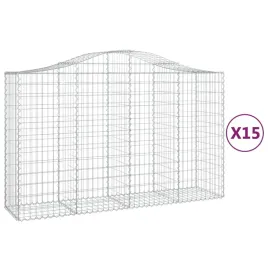 kosze-gabionowe-15-szt-200x50x120-140cm-galwanizowane-zelazo