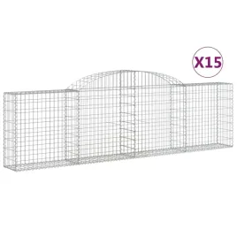 kosze-gabionowe-15-szt-300x30x80-100-cm-galwanizowane-zelazo