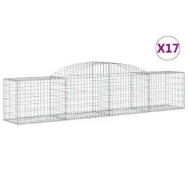 kosze-gabionowe-17-szt-300x50x60-80-cm-galwanizowane-zelazo
