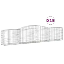 kosze-gabionowe-15-szt-400x50x80-100-cm-galwanizowane-zelazo