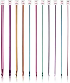 szydelka-druty-tunezyjskie-afganskie-27cm-11szt-aluminiowe-zestaw-szydelek