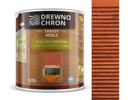 Zdjęcie produktu DREWNOCHRON OLEJ DO DREWNA TARASÓW MEBLI 0,75L MERBAU