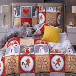 posciel-elway-satyna-bawelniana-200x220cm-swiateczna-kratka