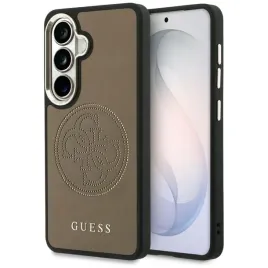 etui-guess-perforated-logo-magsafe-do-samsung-galaxy-s26-brazowy