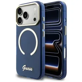 etui-guess-iml-script-metal-magsafe-do-iphone-17-pro-niebieski