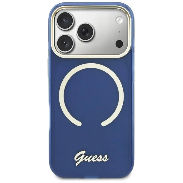 etui-guess-iml-script-metal-magsafe-do-iphone-17-pro-niebieski-kolor-niebieski