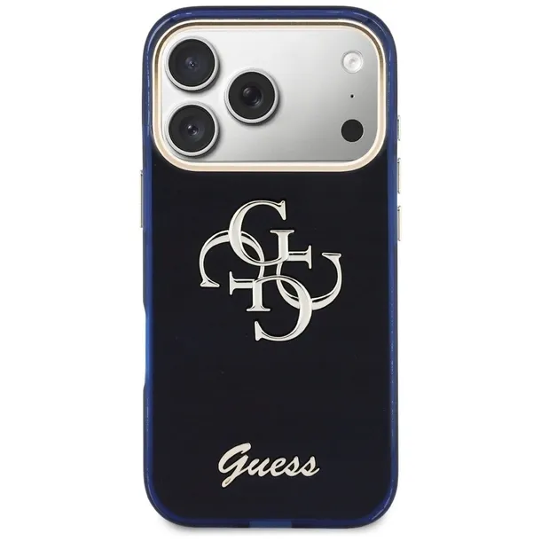 etui-guess-iml-4g-script-metal-do-iphone-17-pro-niebieski-kolor-niebieski