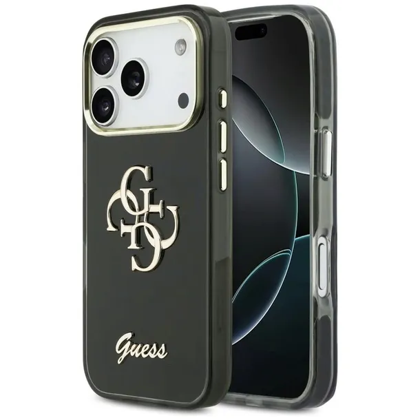 etui-guess-iml-4g-script-metal-do-iphone-17-pro-czarny