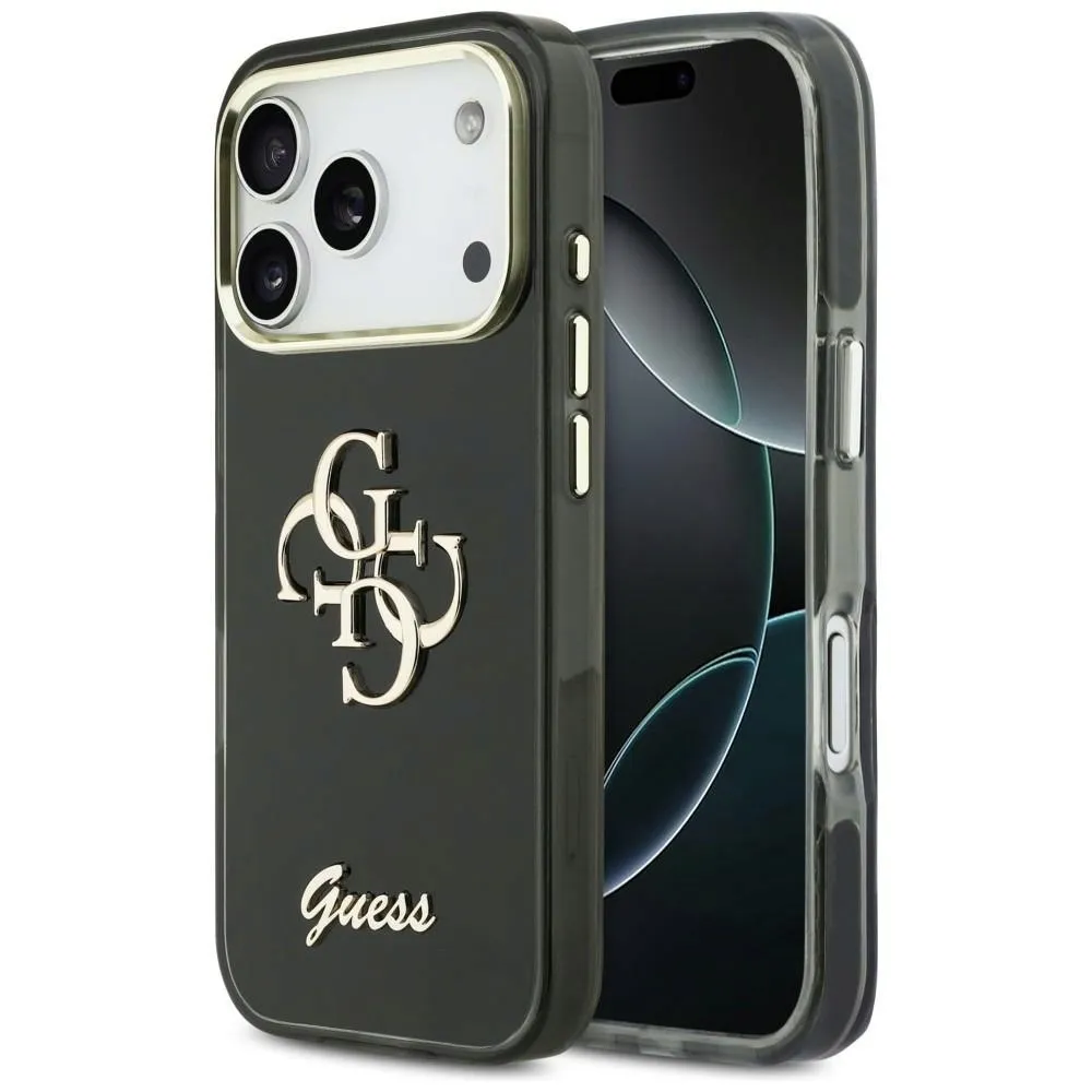 etui-guess-iml-4g-script-metal-do-iphone-17-pro-czarny