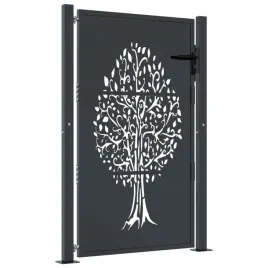 furtka-ogrodowa-antracytowa-105x130-cm-stal-motyw-drzewa